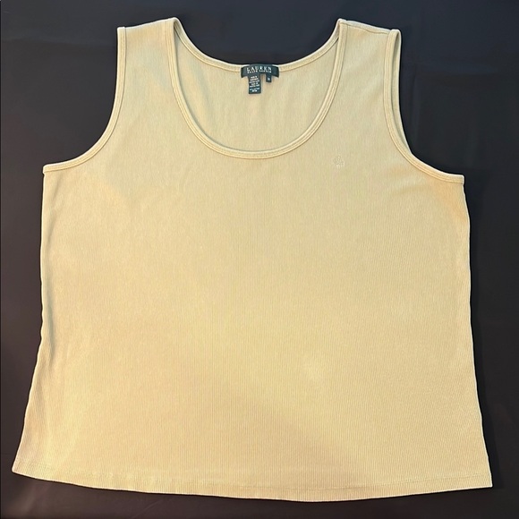 Lauren Ralph Lauren Tops - Lauren Ralph Lauren Light Green Women's Plus Tank Top, Size 3X